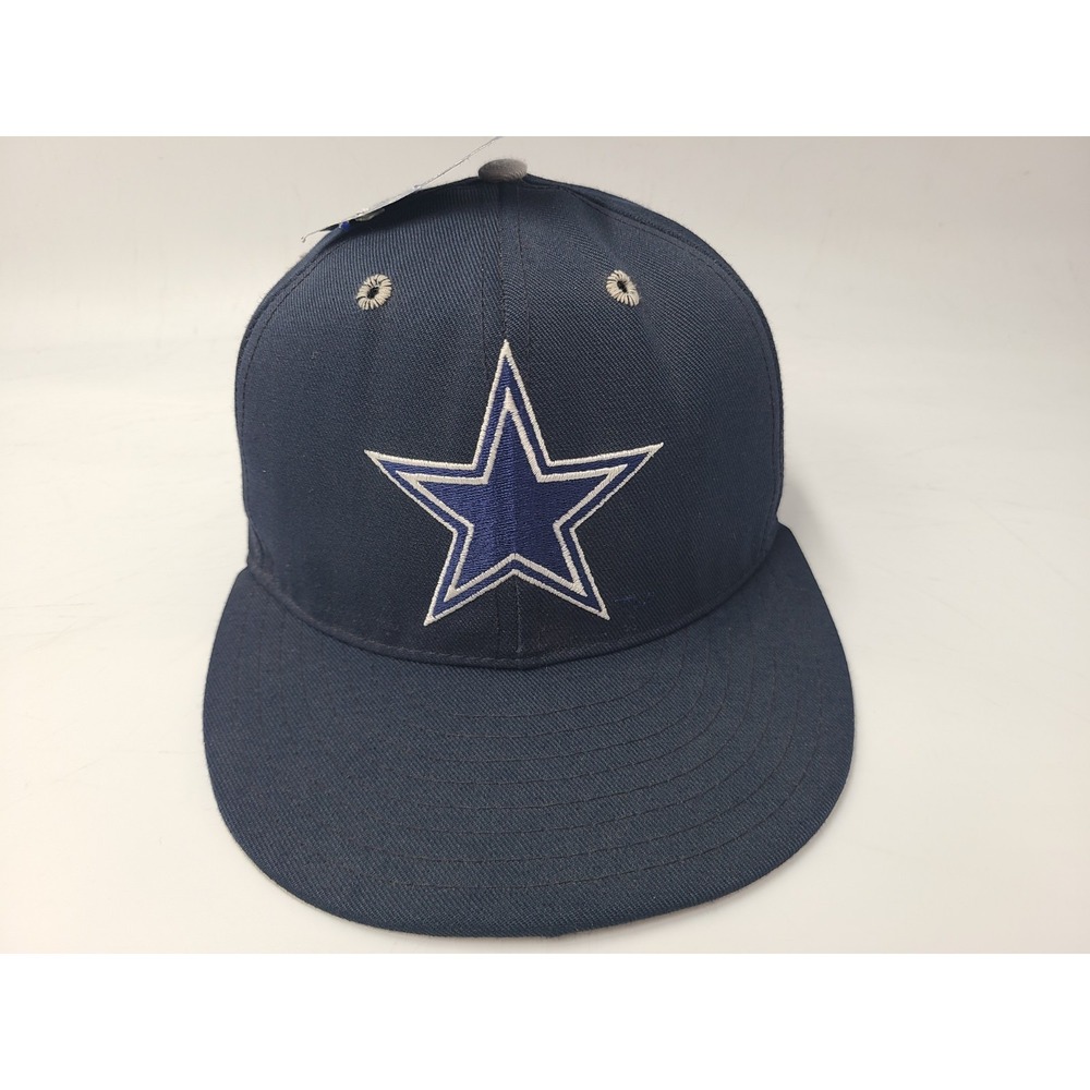 Vintage Dallas Cowboys Annco Fitted 7 1/8 Hat Cap Men 90s NFL Logo Football Blue